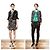 Moschino Cheap And Chic Moschino Resort Collection 2011 abrigo estampado Multicolor - vista 2