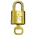 Louis Vuitton Padlock and Key Logo Metal medium Golden - view 2