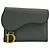 Cartera compacta Christian Dior Dior Saddle Lotus Castaño