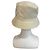 Hermès Sombrero HERMES Eden de algodón Blanco - vista 4