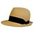 Cappello di paglia Chanel con nastro Coco Mark Nero Beige - vista 10