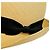 Cappello di paglia Chanel con nastro Coco Mark Nero Beige - vista 9