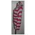 Tommy Hilfiger gestreifter Kapuzenpullover Pink Grau - Ansicht 3