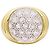 Anello Mauboussin, "Transparence" in oro giallo, diamanti e cristallo di rocca.