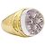 Anello Mauboussin, "Transparence" in oro giallo, diamanti e cristallo di rocca. - vista 3