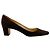 Décolleté Manolo Blahnik Okkatopla in camoscio marrone scuro - vista 2