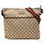 Borsa a tracolla Gucci GG Canvas Web beige