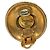 Orecchini a clip rotondi Chanel CC logo placcato oro D'oro - vista 3