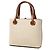 Sac cabas Mini Canvas Anagram LOEWE Marron - vue 2