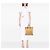 Tote Anagram LOEWE in camoscio beige - vista 6