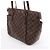 Borsa a tracolla Louis Vuitton Totally PM Damier Ebene Marrone N41282 - vista 3