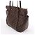 Borsa a tracolla Louis Vuitton Totally PM Damier Ebene Marrone N41282 - vista 4
