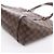 Borsa a tracolla Louis Vuitton Totally PM Damier Ebene Marrone N41282 - vista 8
