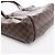 Borsa a tracolla Louis Vuitton Totally PM Damier Ebene Marrone N41282 - vista 9