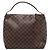 Borsa a tracolla Louis Vuitton Portobello PM Damier Ebene in marrone N41184