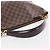 Borsa a tracolla Louis Vuitton Portobello PM Damier Ebene in marrone N41184 - vista 10
