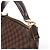 Borsa a tracolla Louis Vuitton Portobello PM Damier Ebene in marrone N41184 - vista 4