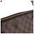 Borsa a tracolla Louis Vuitton Portobello PM Damier Ebene in marrone N41184 - vista 6