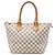 Borsa a tracolla Louis Vuitton Saleya PM Damier Azur Beige N51186