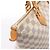 Borsa a tracolla Louis Vuitton Saleya PM Damier Azur Beige N51186 - view 5