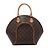 Borsa a mano Louis Vuitton Ellipse MM Monogram Canvas in marrone M51126