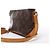 Borsa a tracolla Louis Vuitton Trotteur Monogram Canvas in marrone M51240 - vista 3