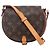 Borsa a tracolla Louis Vuitton Tanblan Monogram Canvas in marrone M51179 Rosso