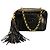 1991 Chanel CC gesteppte Lammleder Camera Bag mit Quaste