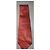 Yves Saint Laurent Cravatta in seta rossa YSL Rosso - vista 7