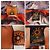 Jean Paul Gaultier Mesh-Set Hokusai Wave & Eagle Tattoo Negro Blanco Naranja Gris - vista 4