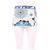 Minifalda de rizo estampada blanca Emilio Pucci Azul