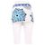 Minifalda de rizo estampada blanca Emilio Pucci Azul - vista 2