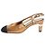 Chanel Décolleté slingback metallizzate oro - size EU 36 D'oro