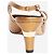 Chanel Décolleté slingback metallizzate oro - size EU 36 D'oro - vista 3