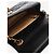 Chanel Klassische Single Flap Mini-Tasche aus schwarzem Lammleder mit Diamantsteppung - Ansicht 10