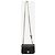 Chanel Klassische Single Flap Mini-Tasche aus schwarzem Lammleder mit Diamantsteppung - Ansicht 2
