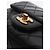 Chanel Klassische Single Flap Mini-Tasche aus schwarzem Lammleder mit Diamantsteppung - Ansicht 7