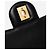 Chanel Klassische Single Flap Mini-Tasche aus schwarzem Lammleder mit Diamantsteppung - Ansicht 8