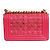 Chanel Mini borsa Boy in pelle e tweed rosa - vista 3