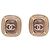Chanel Pendientes Brown Coco Mark A15C Castaño