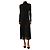 Chanel Midikleid aus schwarzer Wolle - size UK 6