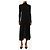 Chanel Midikleid aus schwarzer Wolle - size UK 6 - Ansicht 3