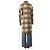Isabel Marant Etoile Beige check wool-blend coat - size UK 6 - Ansicht 2