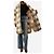 Isabel Marant Etoile Beige check wool-blend coat - size UK 6 - Ansicht 4