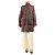 Chanel Grey chunky wool-blend coat - size UK 8