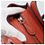Céline CELINE Luggage Nano Shopper Hand Bag Leather 2way Orange Silver - vista 16