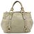Miu Miu Hand Bag Leather 2way Beige Gold - vista 3