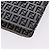 FENDI Zucchino Canvas Mamma Baguette Hand Bag Navy Silver - vista 12
