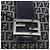 FENDI Zucchino Canvas Mamma Baguette Hand Bag Navy Silver - vista 15