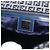 FENDI Zucchino Canvas Mamma Baguette Hand Bag Navy Silver - vista 19
